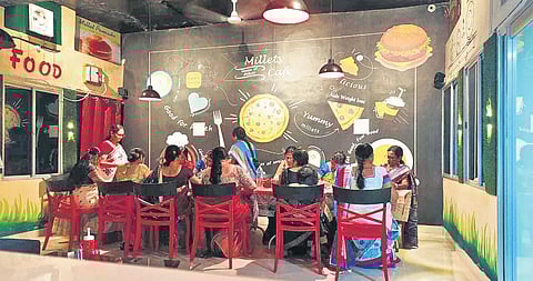Some popular dishes here are millet cheela, millet momos and millet pizza | Express