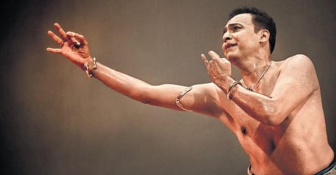 Bharatanatyam exponent Vaibhav Arekar. (Photo | Special arrangement)