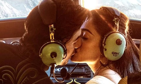 Poster of 'Hua Main,' the first single from Ranbir Kapoor-Rashmika Mandanna starrer 'Animal'.