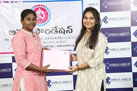 Khashikha Vaddiraj committed to establishing Avadhi, an NGO that conducts menstrual hygiene awareness campaigns.