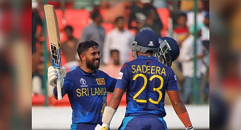 Kusal Mendi and Sadeera Samarawickrama (Photo | Sri Loganathan Velmurugan)