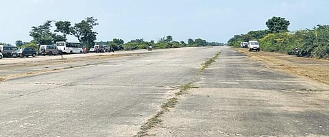 Amarda airstrip at Rashgovindpur in Mayurbhanj district | Express