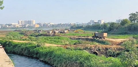 File photo of Varthur lake Image used for representational purpose.(Photo | EPS)
