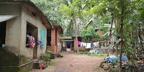There is no proper burial place in the colony and nearby areas, they are forced to bury their dear ones close to their own houses. (Photo | Express)