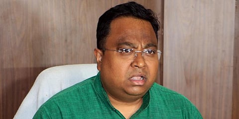 BJD Rajya Sabha member Sasmit Patra. (File photo)