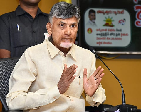 TDP supremo N Chandrababu Naidu. (Photo | Express)