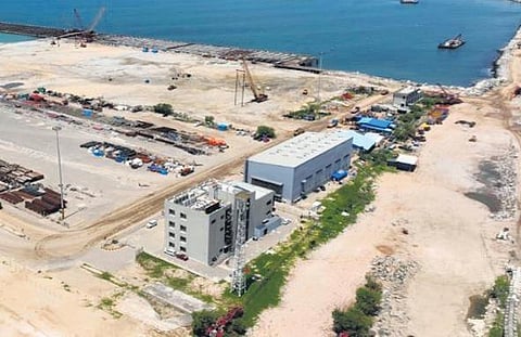 Vizhinjam seaport. (Photo | Special arrangement)