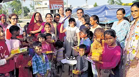 Sunita imparts personality building training that included good touch and bad touch. She says that the condition of daughters in these families is bad.