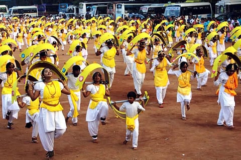 So far, a total of 35,37,860 students have registered to participate in the school-level competitions. (Photo | Express)