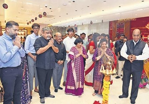 Khimji jewellery opening.