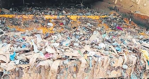 waste dumped in public places. (File Photo)