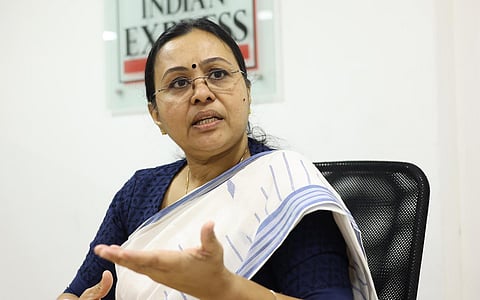 Kerala Health Minister Veena George. (Photo | B P Deepu)