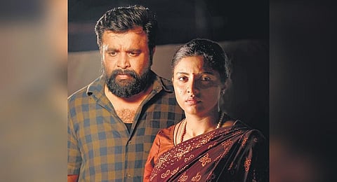 Actor Sasikumar and director Sathyasiva of Kazhugu fame.