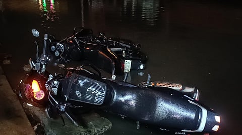 Incident spot where a 54-year-old Selvaraj working as a System manager at the District Supply Department office in the Coimbatore district collectorate died of electrocution. (Photo | Express)