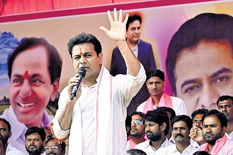 BRS working president KT Rama Rao.(File Photo | Express)