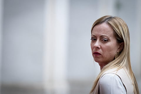 Italy's Prime Minister, Giorgia Meloni.