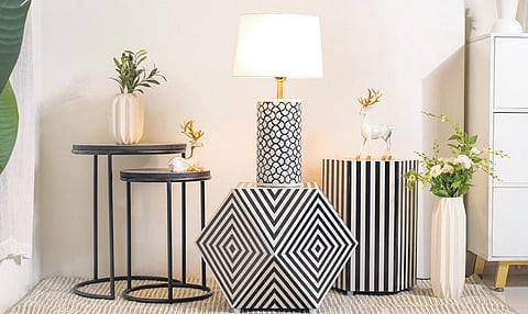 Available in a palette of neutral colours, the range features elegant designs with embroidered patterns as well as digital prints.