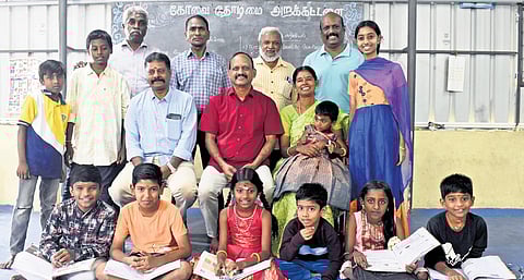 Jayashree and Ramachandran’s Kovai Thozhamai Arakkattalai has been providing free tuition classes for the underprivileged for the past five years | S Senbagapandiyan