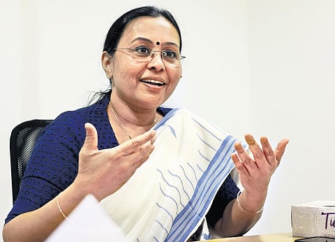 Kerala Health Minister Veena George. (Photo | Express)