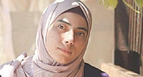 Palestinian writer Heba Kamal Abu Nada.