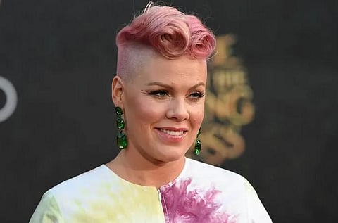 American singer, songwriter and actress Pink. (Photo | AFP)
