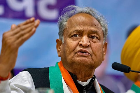 Rajasthan Chief Minister Ashok Gehlot. (File photo | PTI)