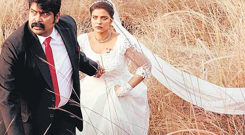A still from the film 'Pulimada' starring Joju George and AIshwarya Rajesh.