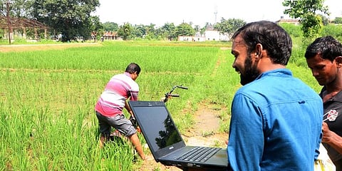 FILE - OUAT students doing research work at a farm. (File Photo | EPS)