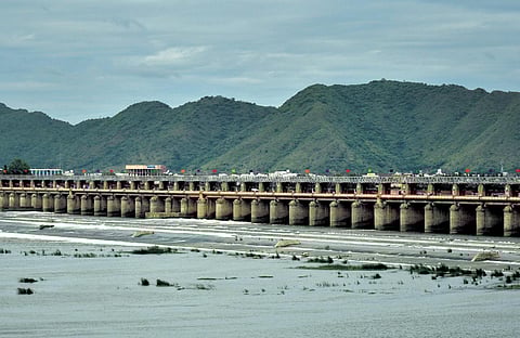 Due to lack of adequate inflows into the Krishna river, water is being taken from the Pattiseema Lift Irrigation Scheme and Pulichintala project, the officials explained.