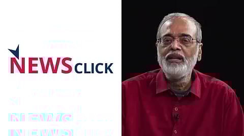 Prabir Purkayastha, the founder and editor-in-chief of NewsClick.