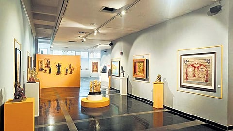 An exhibition of gifts presented to Narendra Modi at National Gallery of Modern Art | Express