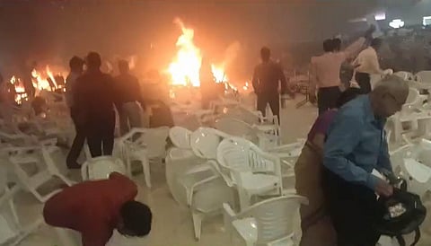 A lone extremist attacked Jehovah's witness congregation in Kerala on Sunday (Photo | PTI)