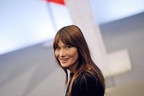French singer and model Carla Bruni (AFP)