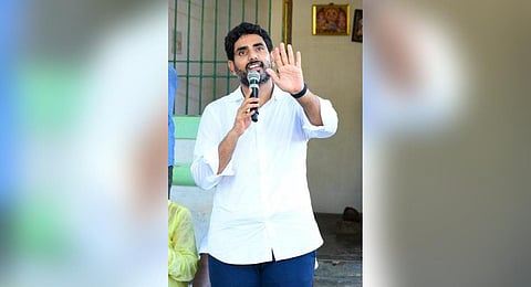 TDP general secretary Nara Lokesh
