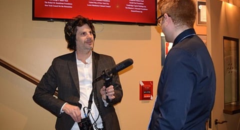 Jason Strother on an assignment