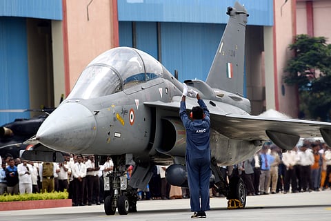 Image of LCA Tejas used for representational purpose. (File Photo | EPS)