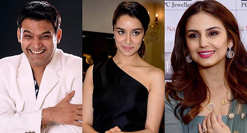 Actors Kapil Sharma, Shraddha Kapoor and Huma Qureshi. (File Photos)