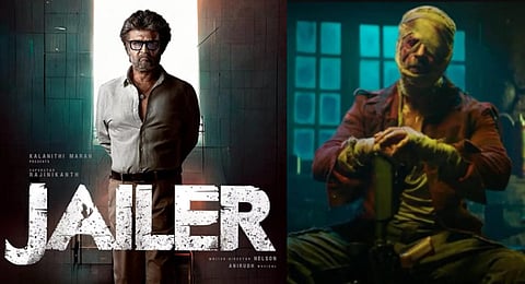 A collage of Rajinikanth's 'Jailer and Sharukh Khan's 'Jawan'. (File Photo)