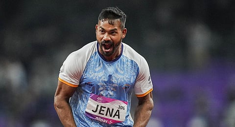 Indian javelin thrower Kishore Jena. (Photo | PTI)