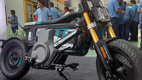 Image of an electric two-wheeler used for representational purposes. (Photo | Twitter)