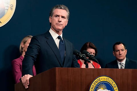 California Governor Gavin Newsom (AP)