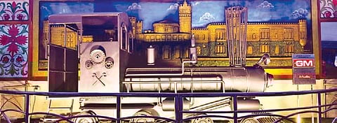 Art installations at KSR railway station