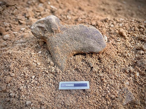 Weighing unit made of crystal quartz. The excavation, which was inaugurated by Chief Minister MK Stalin in April, culminated on September 30.