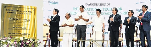 The 5 million square foot business park will offer four Grade A office blocks with the capacity to house over 50,000 IT service professionals. (Photo | Express)