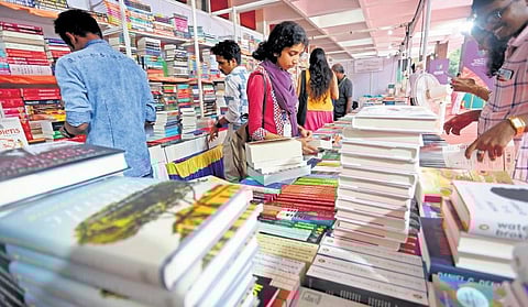 A scene from the Kerala Legislative International Book Festival | b p deepu