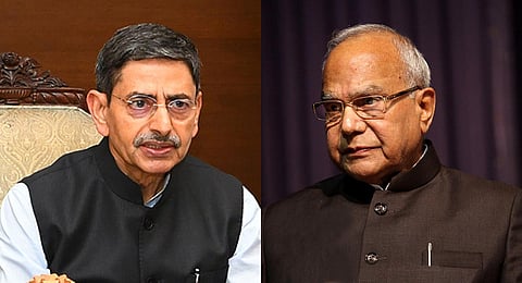 FILE - A collage of Tamil Nadu Governor RN Ravi (L) and Punjab Governor Banwarilal Purohit, used for representational purposes only. (Photo | EPS)