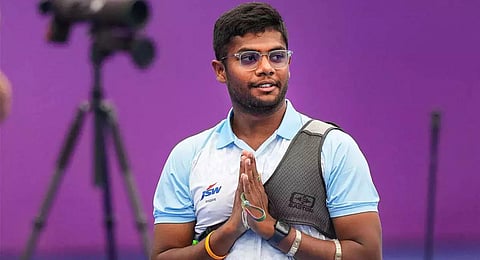 Indian archer Dhiraj Bommadevara.(Photo | PTI)