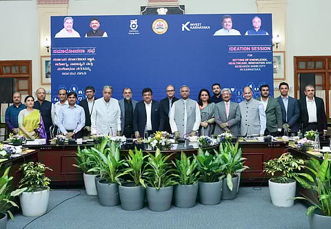 The ideation session for the Knowledge, Healthcare, Innovation and Research (KHIR) City. (Photo | Twitter)