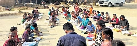 AIM Pathshala began in 2019 with the support of the three officers and a few other like-minded people.