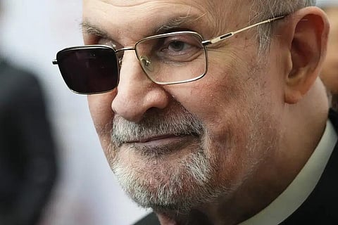 Author Salman Rushdie.